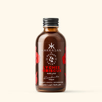 Hakkasan lychee hibiscus bottle on a white background